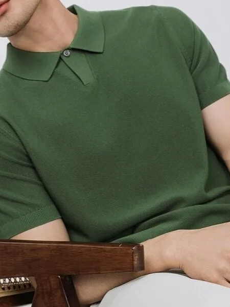 

Мужская повседневная универсальная футболка Cool Sensation Ice Silk с коротким рукавом, легкая, дышащая, летняя, модная