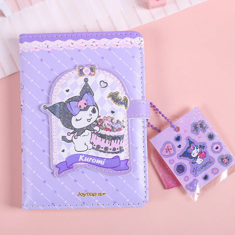 

Новинка Sanrio тетрадь японского мультфильма Mymelody Kuromi Cinnamoroll детская ручная книга A6 с магнитной пряжкой детский подарок