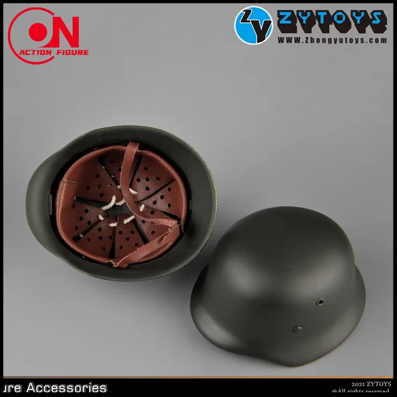 ZYTOYS ZY3022 ZY3023 1/6 Scale WWII German M35 M42 Metal Helmet Soldier Accessories Fit 12'' Action Figure Body Dolls