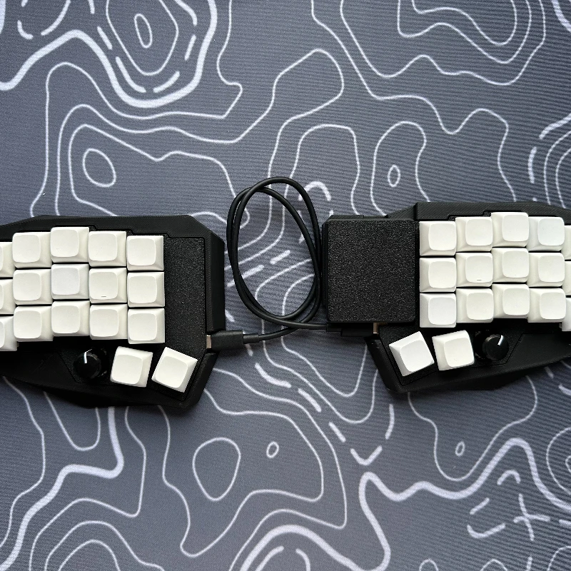Corne TP Wired Split Keyboard Kit Custom PLA Printed Hot Swap Single Mode Split Ergonomic Keyboard Left Right Hand Keyboard VIA