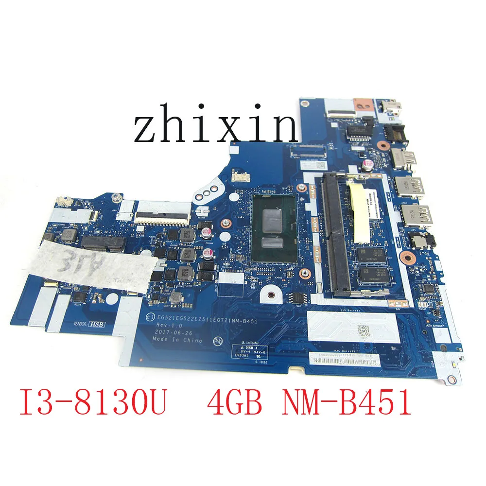 

yourui for 330-15IKB 81DE Lenovo ideapad 330-17IKB 81DM Laptop motherboard CPU I3-8130U RAM 4G NM-B451 FRU 5B20R1989