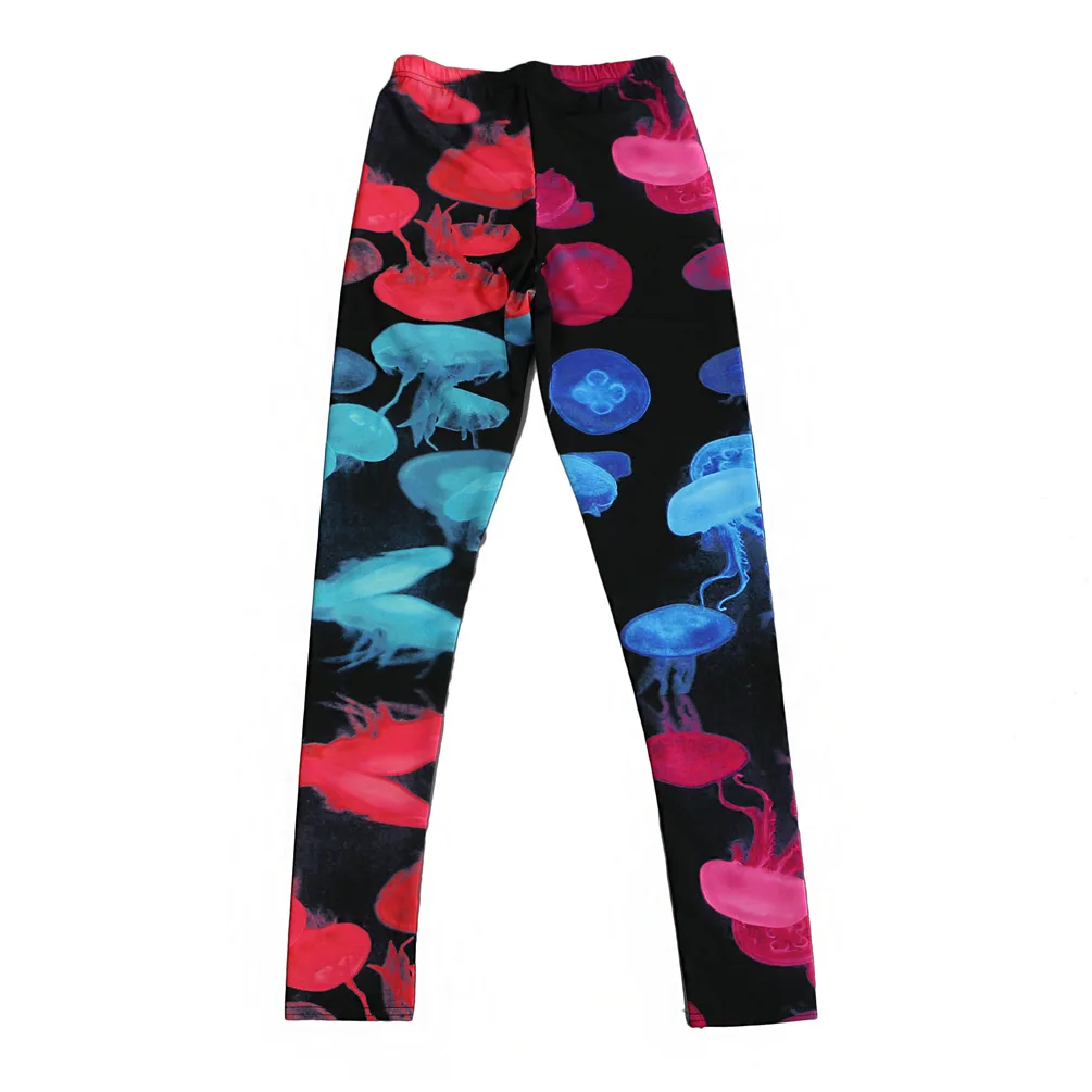 

Women legging Fantasy Colorfull jellyfish printed MIlk Galaxy leggings 4XL 3056