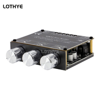 Bluetooth Audio 2.1 Channel Power 50Wx2+100W Amplifier Board Module High And Low Bass Subwoofer App Speaker XY-E100L