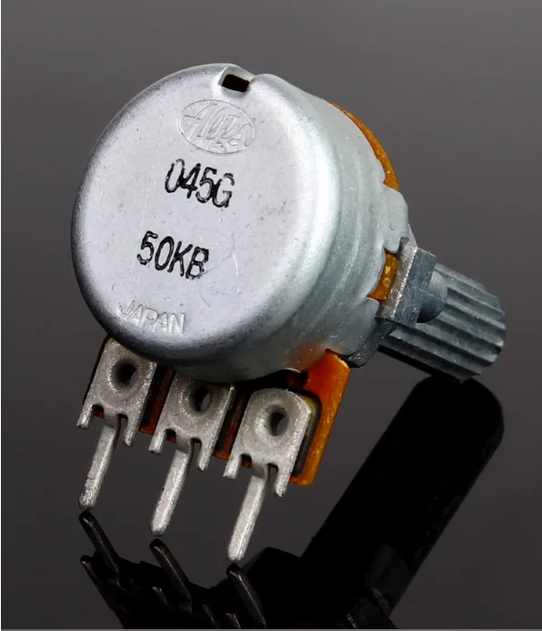 4pcs/lot Japanese original ALPS RK163 16 type 10KB 50KB 100KB single connection tripod volume Potentiometer free shipping