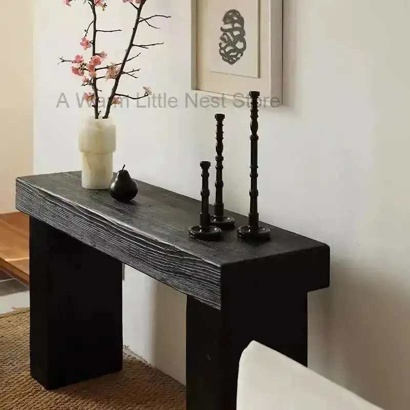 

Modern Console Table Decor Makeup Vanity Coffee Table Luxury Recibidor De Entrada Mueble Consola Madera Living Room Furniture