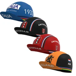 Amsterdam Retro Multi Styles Pizza Plant Dog Lips Sunday Ride Bike New Classical Cycling Caps Bouygues Gorra Ciclismo Unisex