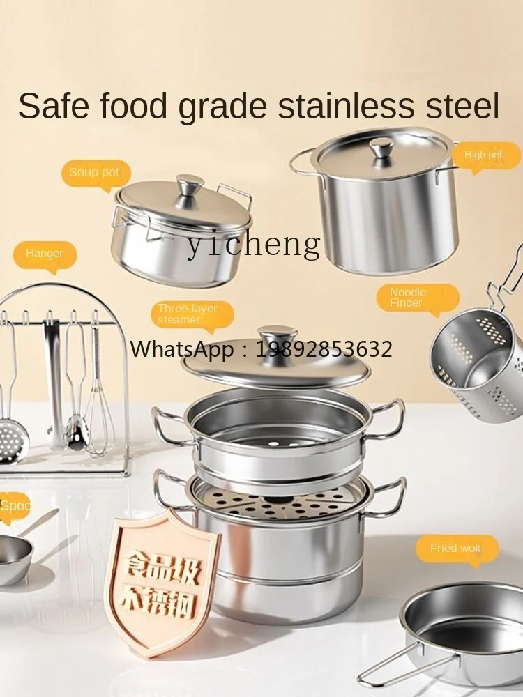 ZZ الأطفال ألعاب المطبخ الصغيرة الصغيرة الطبخ الحقيقي مجموعة كاملة النسخة الحقيقية الطبخ يمكن أن أكل دعوى أدوات المطبخ هدية عيد ميلاد الفتاة #4