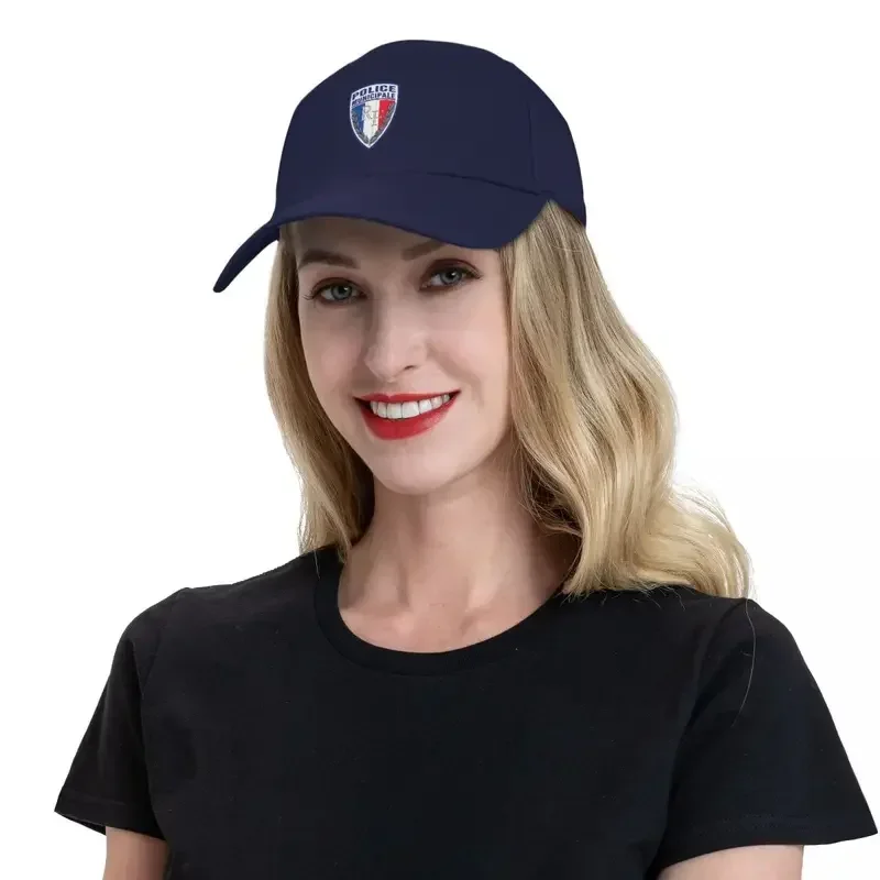 Y2K FRENCH MUNICIPAL POLICE INSIGNIA Caps Snapback Fashion Baseball Hats Breathable Casual Casquette Outdoor For Men Women