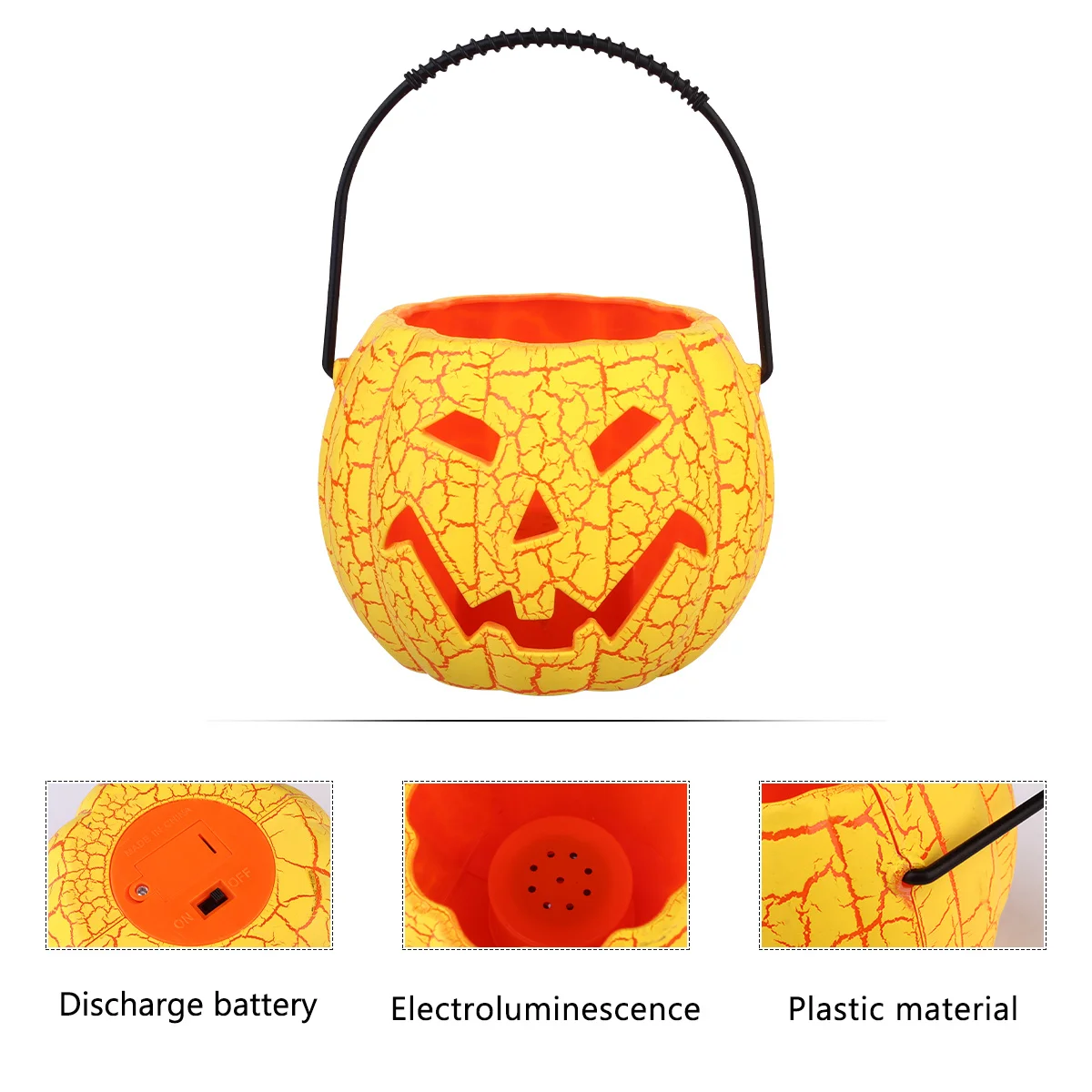 

Voice-controlled Pumpkin Halloween Lantern Pumpkins Decoration Props