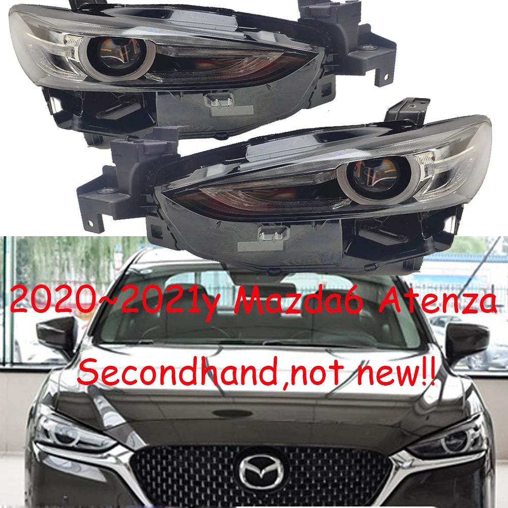 1pcs car bumpe headlamp For Mazda6 atenza headlight 2020~2022y car accessories head lamp for Mazda6 fog light