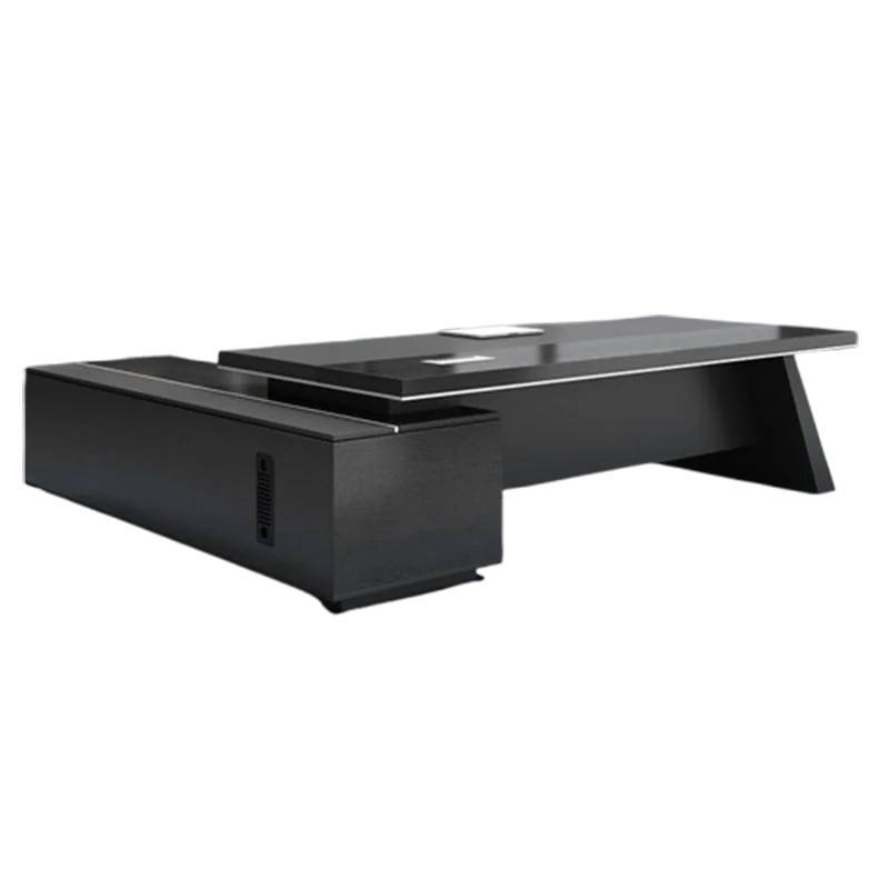 Workstation Large Storage Office Desk Work Chair Set Executive Reception Organizer Table Study L Shaped Furniture