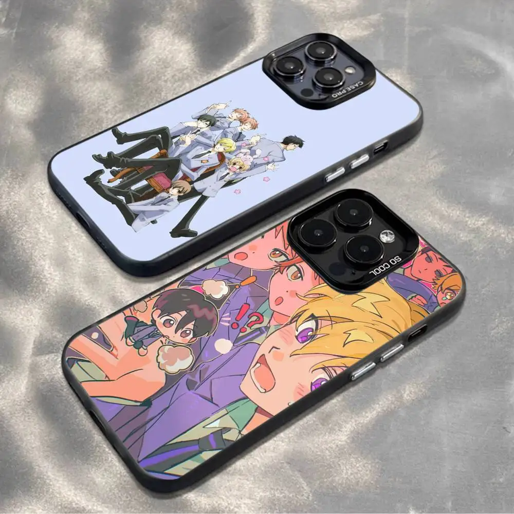 

Ouran High School Host Club Phone Case For iPhone 16,15,14,13,12,11,Mini,Pro,MAX,plus,Black Matte Shockproof Cover
