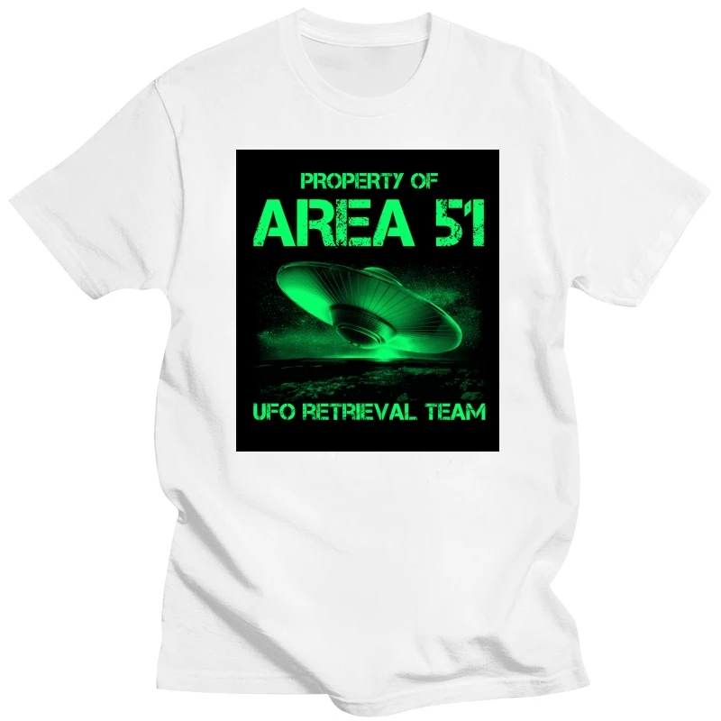 Ufo T-Shirt Glow In The Dark Area 51 T-ShirtSpaceship Glow In The Dark 2020 Newest Men Funny Summer Clothing T Shirts