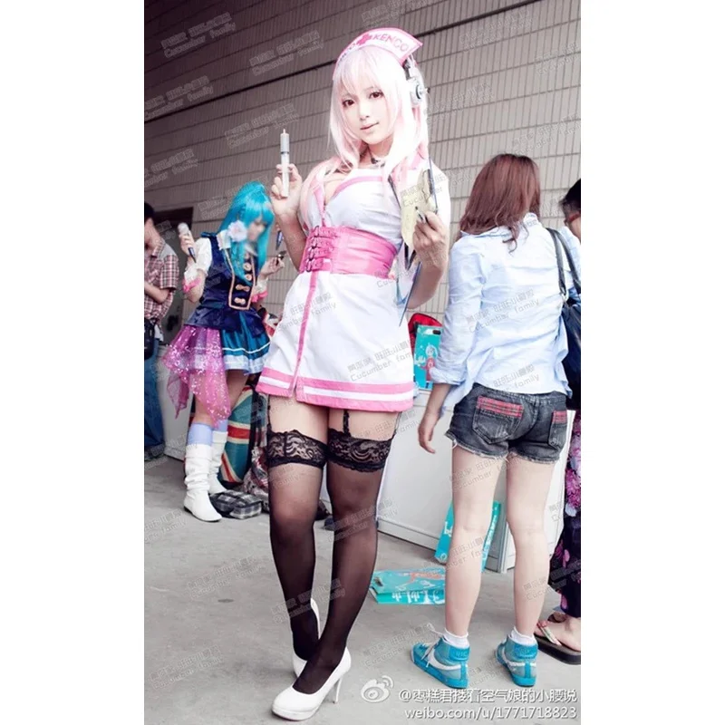 Kostium pielęgniarki Super Sonic, strój cosplay, kostium na Halloween