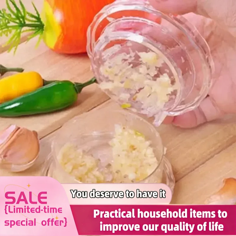 Garlic Press Roll Crusher Chopper Home Appliance Kitchen Gadgets Accessori New Kitchen Multifunctional Garlic Crusher Manual