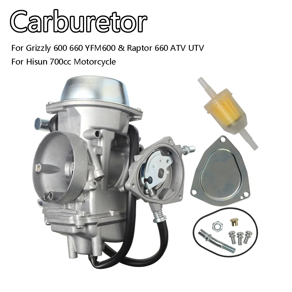 Carburetor Pd42J 42mm Carb Vacuum Case For Grizzly 600 660 YFM600 & Raptor 660 ATV UTV For Hisun 700cc Motorcycle