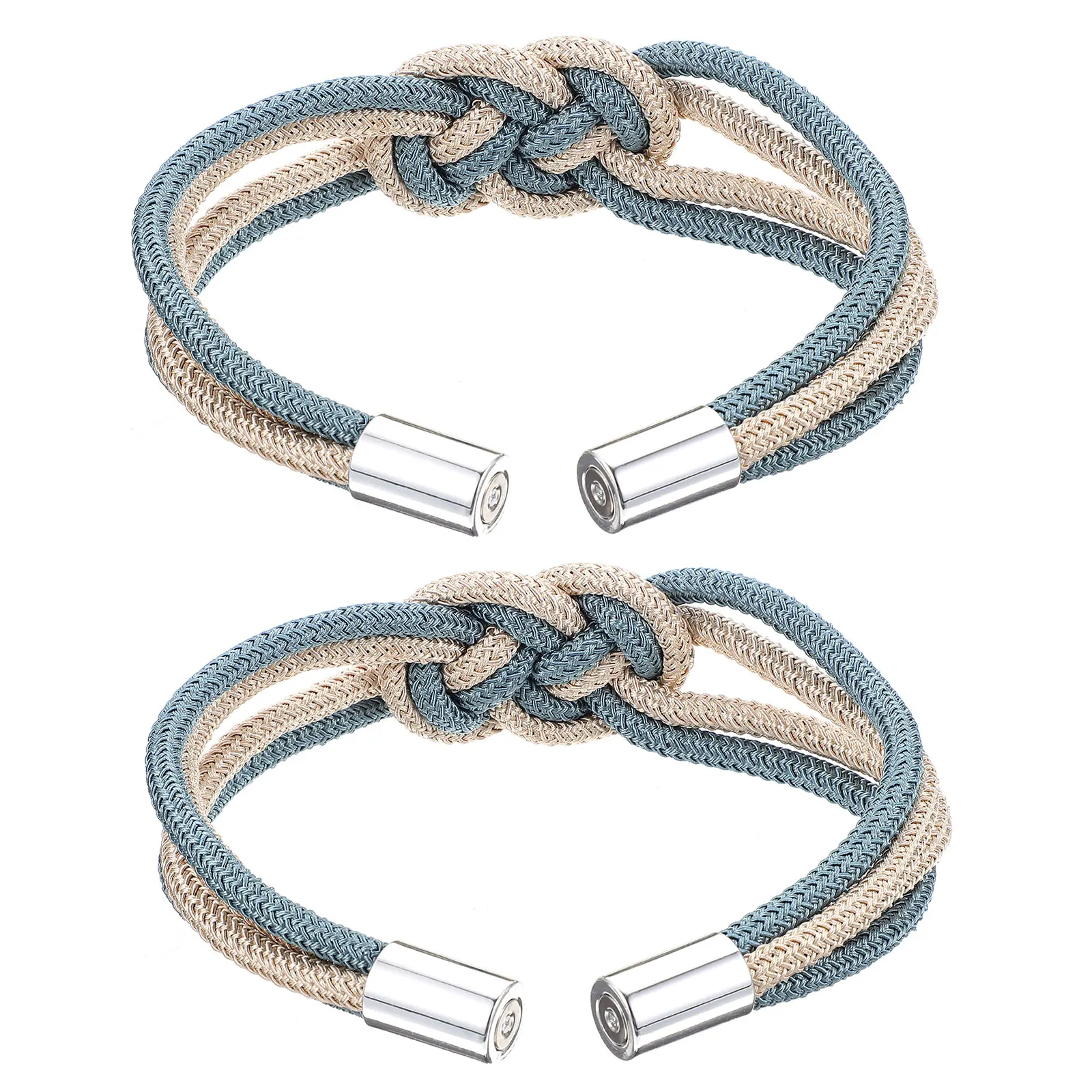 

2 Pcs Window Curtain Buckle Strap Fixed Straps Household Rope Decorative Beige Fixing