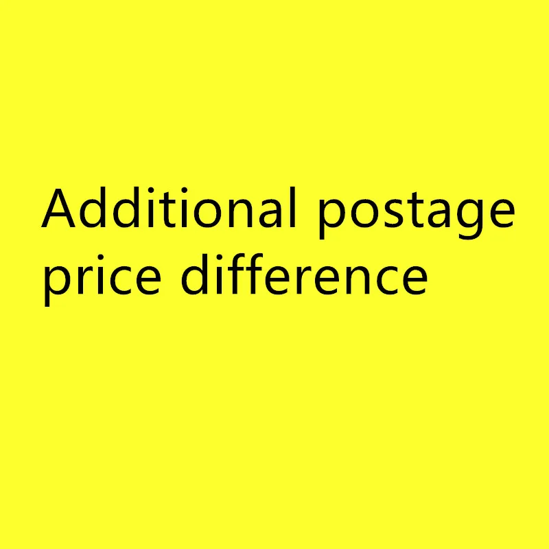 

Additional postage/price difference