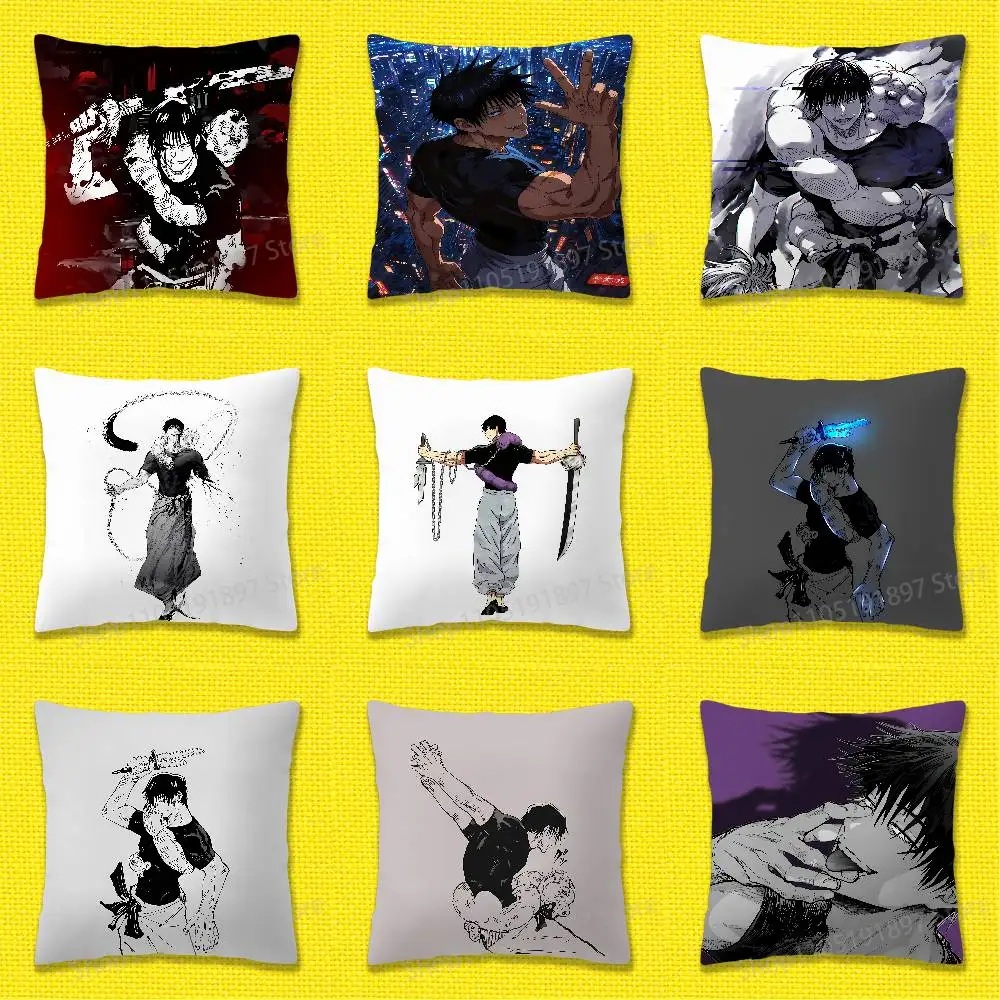 

Toji Fushiguro J-Jujutsu K-Kaisen Throw Pillow Case For 50x50cm 40x40cm 55x55cm 45x45cm 30x30cm Square Bedroom Pillowcase Cover