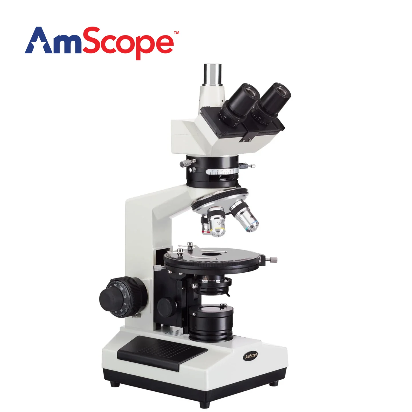 AmScope PZ200 Series Polarizing Trinocular Compound Microscope