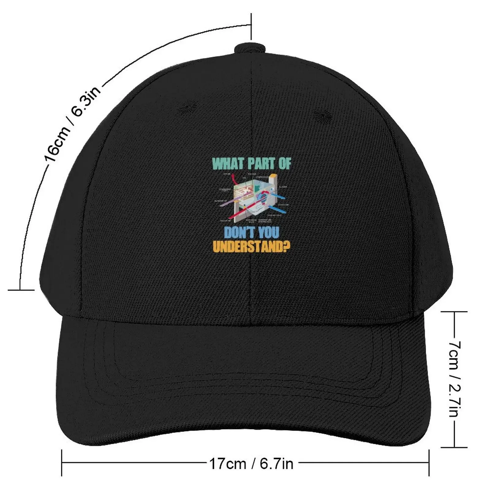 What Part Dont You Understand HVAC Installer Baseball Cap Icon Dropshipping Trucker Cap New In The Hat Woman Men's