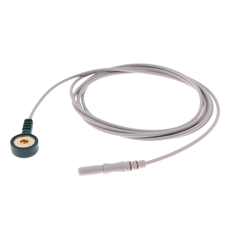 1,5 m Elektrokardiogramm-Anschlusskabel, EEG-Auffangleitung, Abgeschirmtes Kabel für Elektrodenpad-Verbindungsleitung für Studentenexperimente