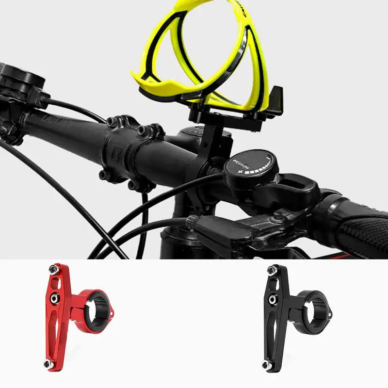 Clip On Cycling Bottle Holder Cycle Bottle Cage Adapter Mount Aluminum Alloy Adjustable Converter Handlebar Beverage Accessory