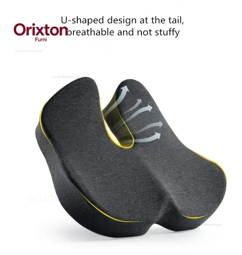 Woman Tailbone Pelvis Orthopedic Medical Seat Cushion Rebound Memory Foam Office Chair Cushion Beautiful Buttock Pad