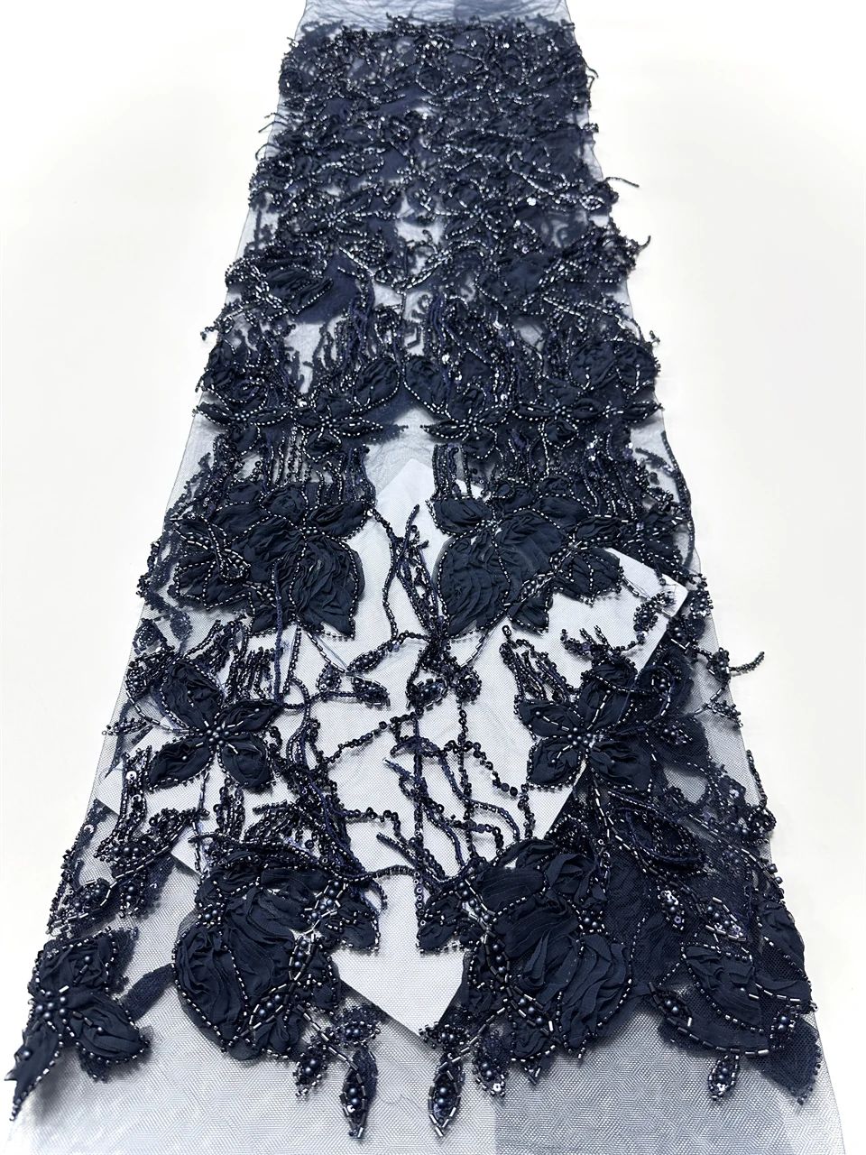 قماش دانتيل شبكي أفريقي ثلاثي الأبعاد للنساء، ترتر فرنسي مطرز، فساتين حفلات وردية، جودة عالية، 5 ياردات، 2026