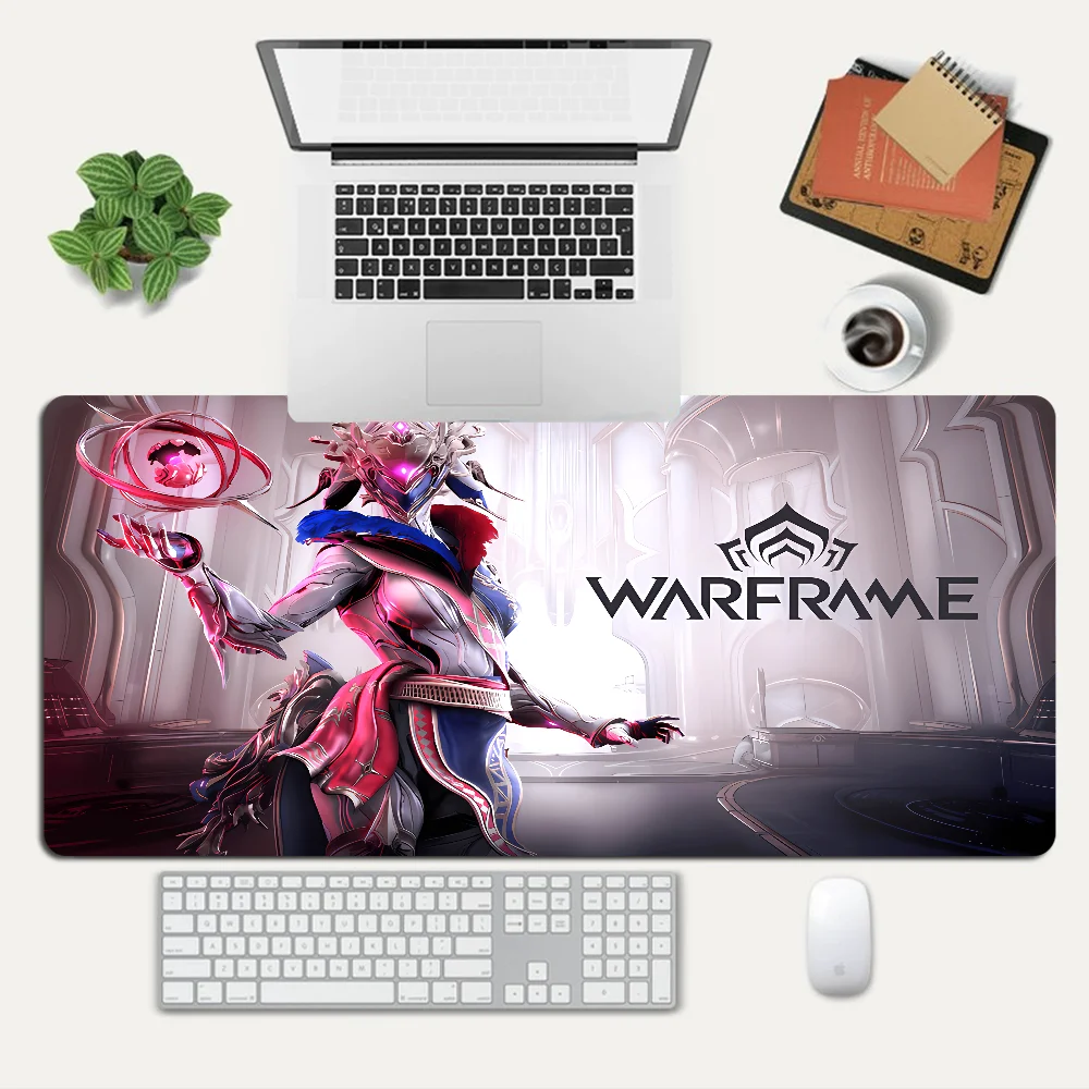 Warframes Gamer Mousepad Custom Skin Desktop Desk Mat Kawaii Gaming Accessories Students Writing Pad for PC Computer Table