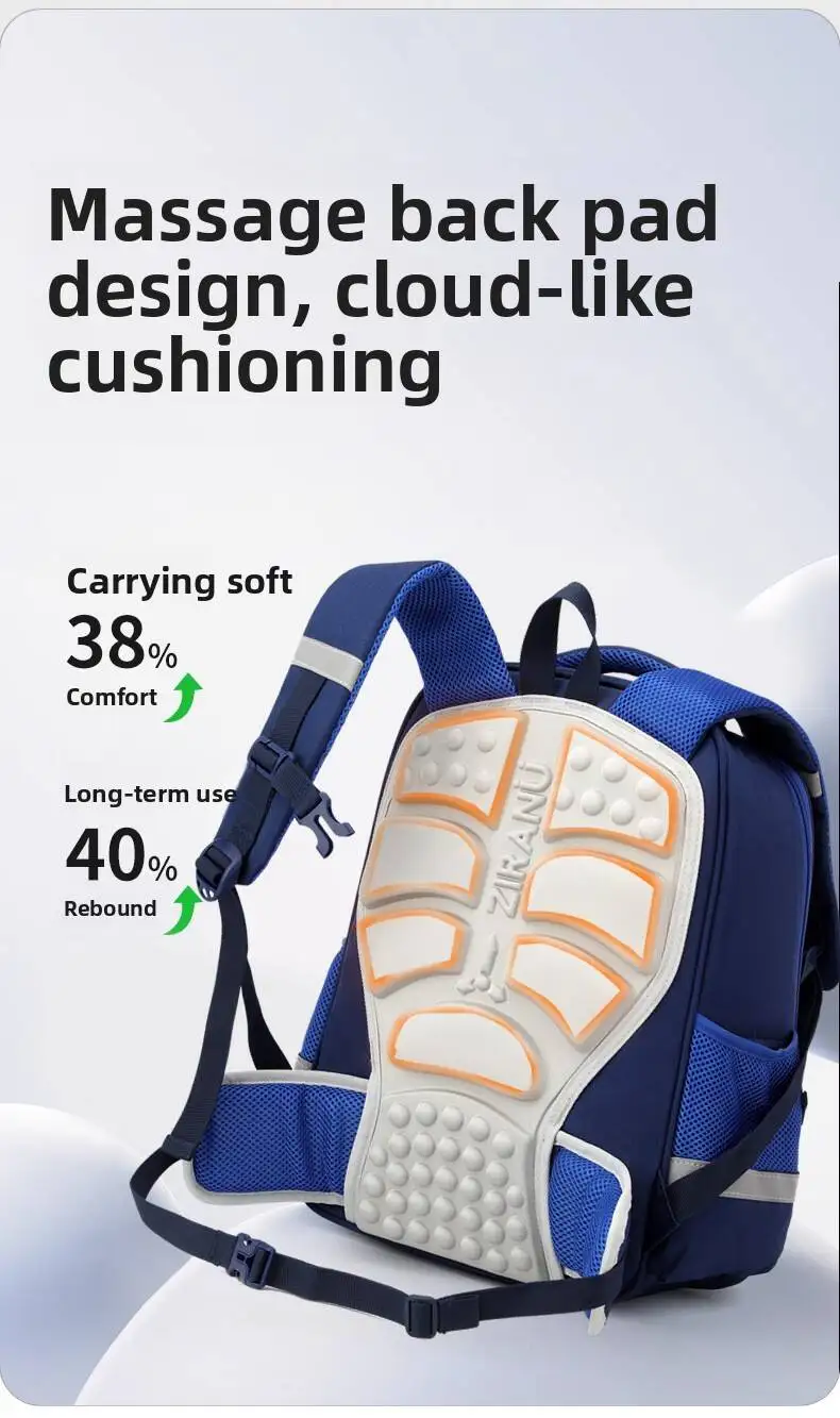 New 3D Cute Orthopedic School Bags For Girls Boys Cartoon Dinosaur Backpacks Kids High Capacity Waterproof 1-6 Grade School bag