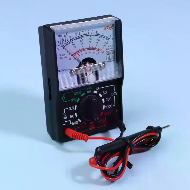 

Портативный мини-электрический аналоговый мультиметр-тестер, ручной указатель, мультиметр напряжения, школьные принадлежности для экспериментов