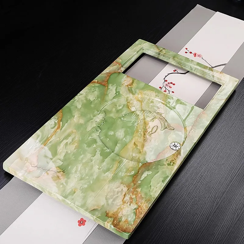 

Stone tea tray Kung Fu tea set Chinese simple modern living room home tea table tray with drainage stone tray