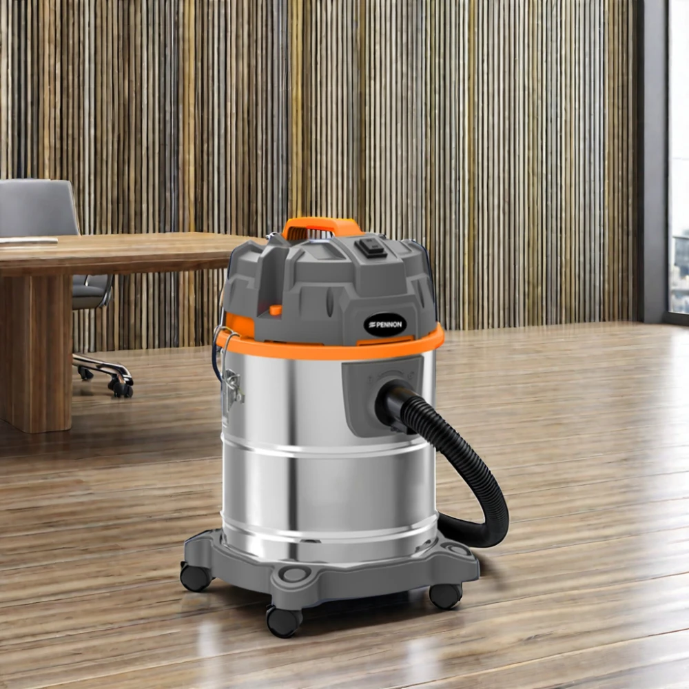 1200W 20L Floor Cleaning Machine Stainless Steel Industrial Portable Carpet Dry Vacuum Cleaner