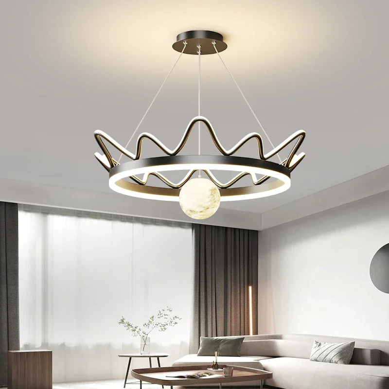 

Минималистичная Роскошная подвесная люстра, потолочный светильник для гостиной, столовой, кухни, декоративное освещение