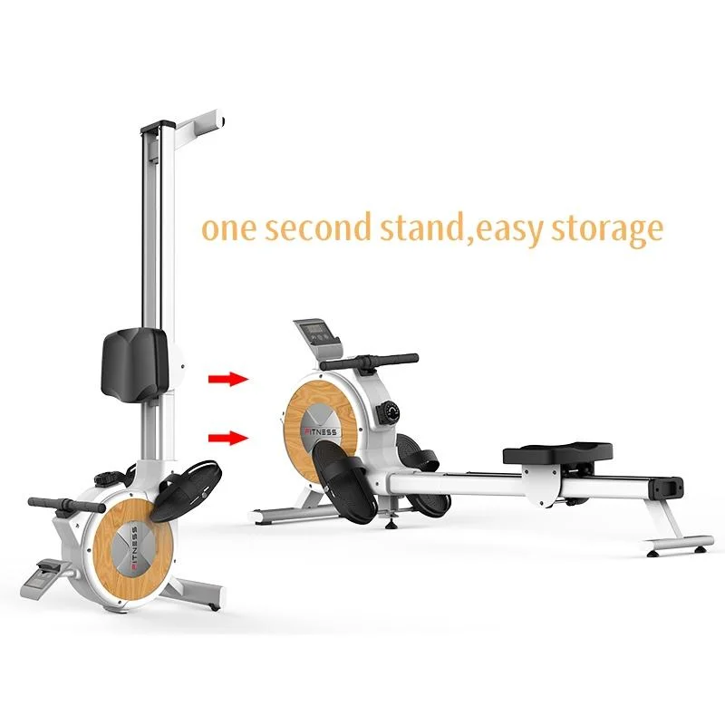 Patented Unique 16-Level Adjustable Resistance Rowing Machine Ultra Quiet Steel Rower Full-Body Aerobic Digital Monitor Home Gym