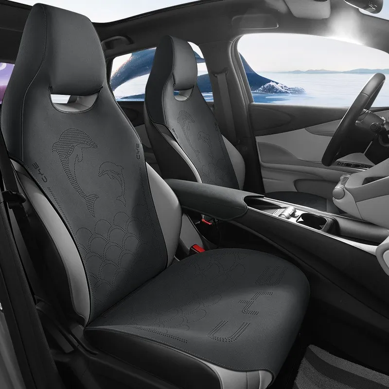 

Чехлы на автомобильные сиденья на заказ для BYD Dolphin 2021 2022 2023, замшевые защитные чехлы на автомобильные сиденья, аксессуары для салона автомобиля