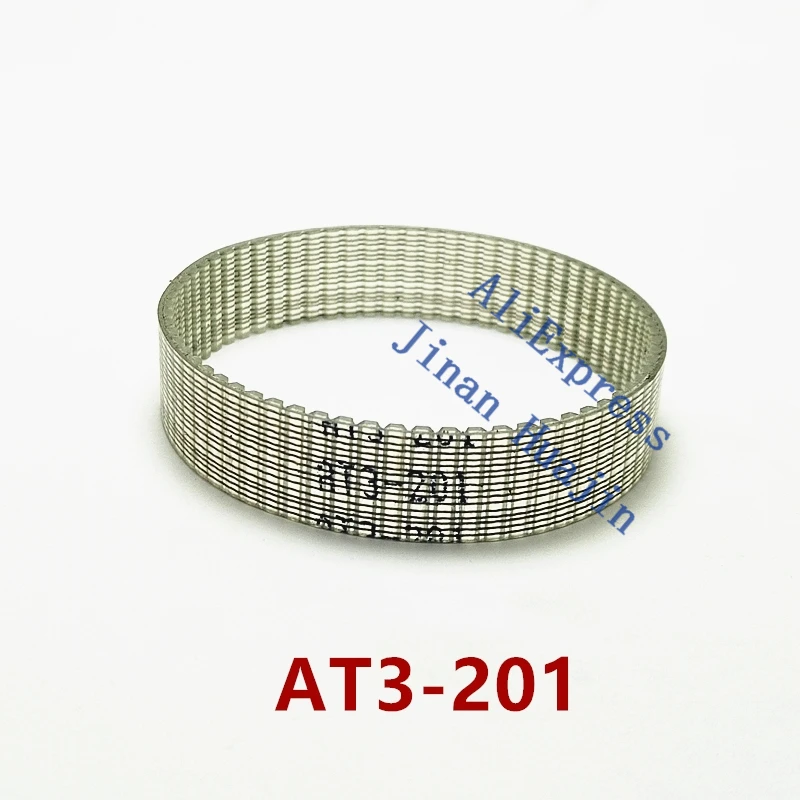 Steel wire AT3 201mm  Width 6mm 14mm Pitch PU Polyurethane Steel Wire Cogged Synchronous Timing Belt Special timing belt