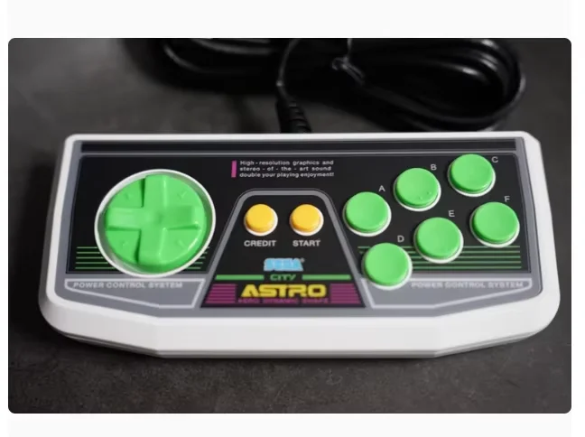 For SEGA Astro City Mini Arcade Original Controller Compatible