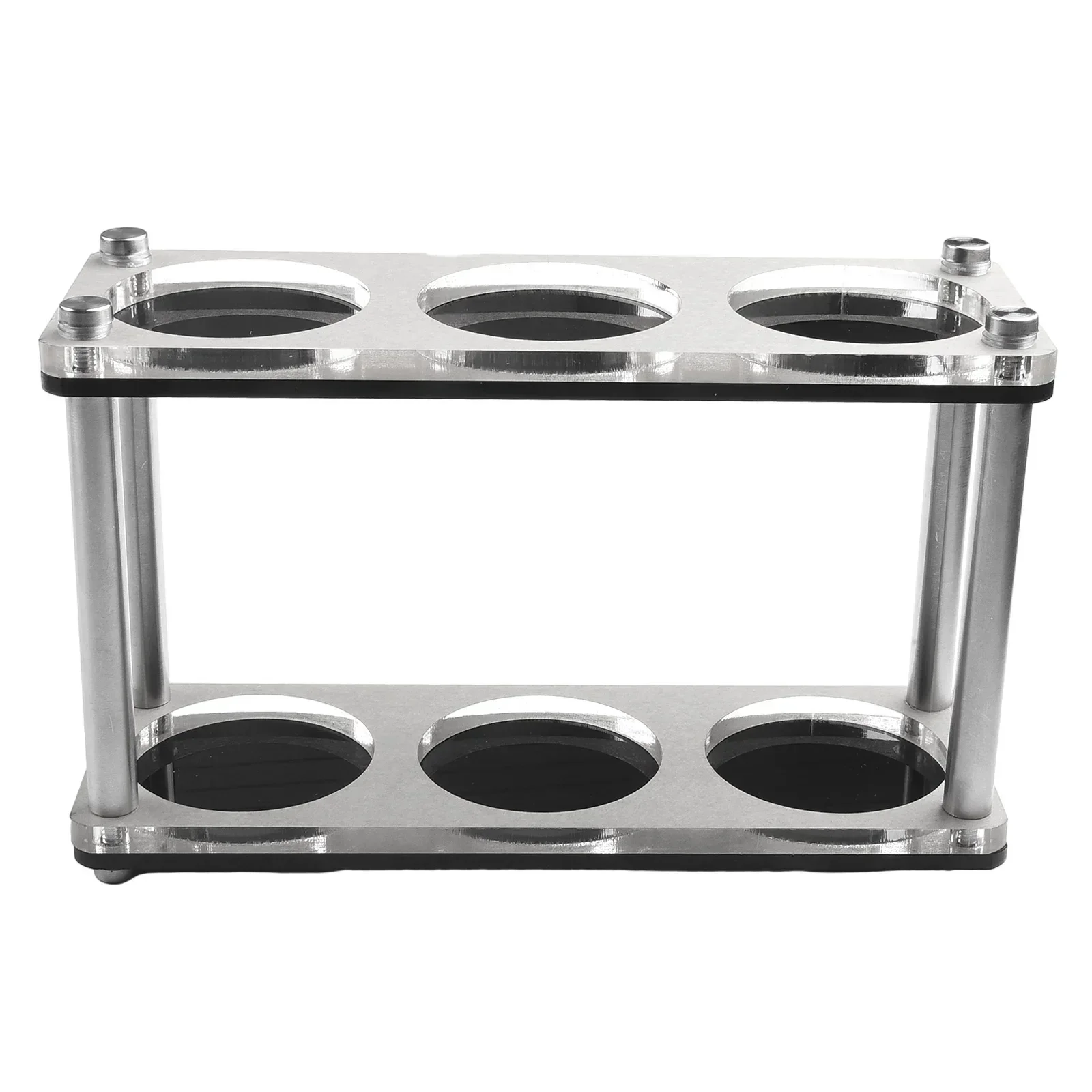 Coffee Tamper Stand Holder Coffee Bar 51mm-58mm Worktop Acrylic Stainless Steel Storage Sturdy Coffee Tamper Espresso Station