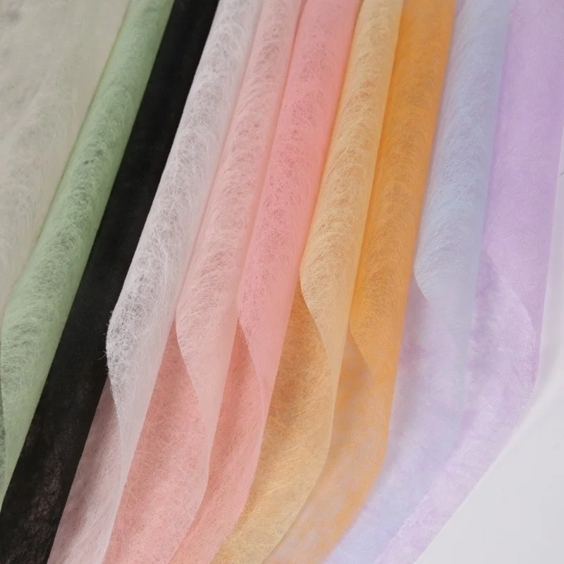 Papel de Embalagem Floral Impermeável, Papel de Algodão, Papel Não Tecido para Forro Interno de Buquês, Papel Carden, Papel para Embalar Flores