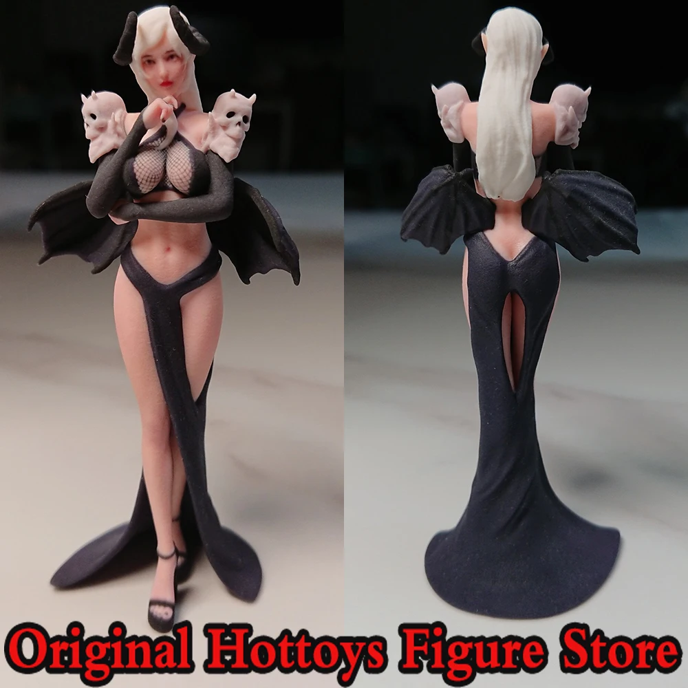 

In Stock 1/18 Scale Female Soldier Devil Angel Mini Realistic Sculpture Full Set About 9cm Action Figure Model Collection