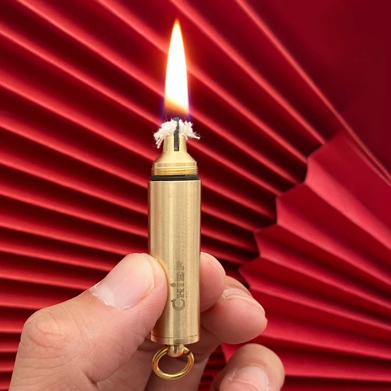 2025 Ten Thousand Times Diesel Lighter Windproof Multifunctional Personalized Creative Portable Pendant Classic Outdoor Products