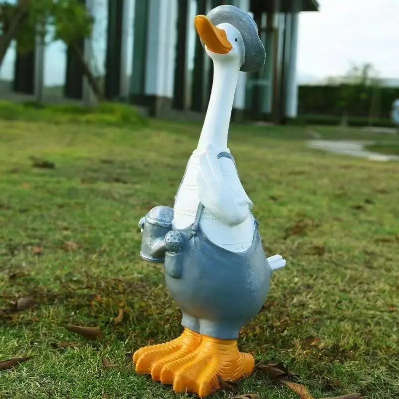 Nordic Duck Ornament Outdoor Garden Courtyard Crafts Creative Living Room TV Cabinet Entrance Decoration