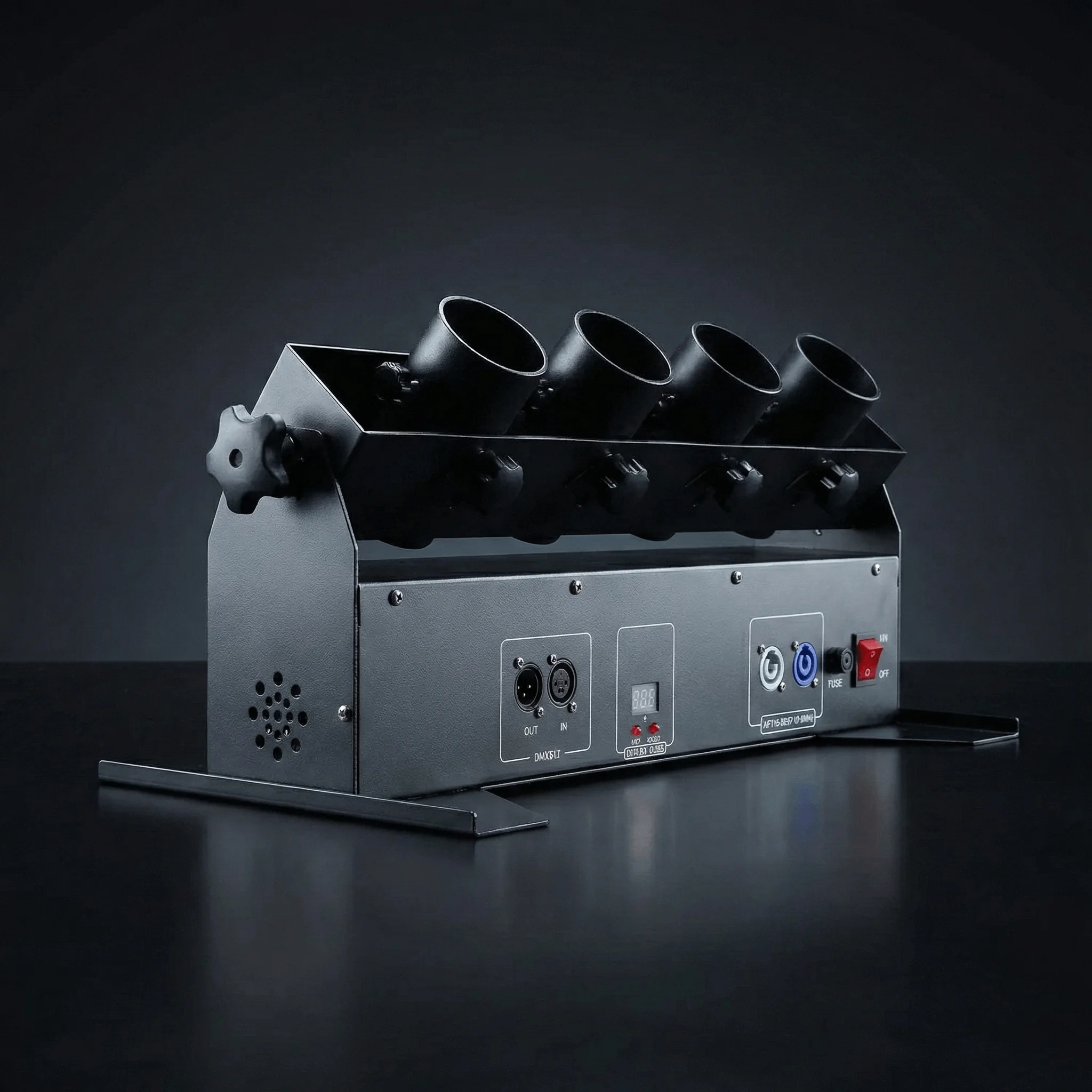 

Профессиональная электрическая конфетти-пушка SRSFXWorx с 4 головками – DMX512 и дистанционное управление, устройство для создания сценических эффектов