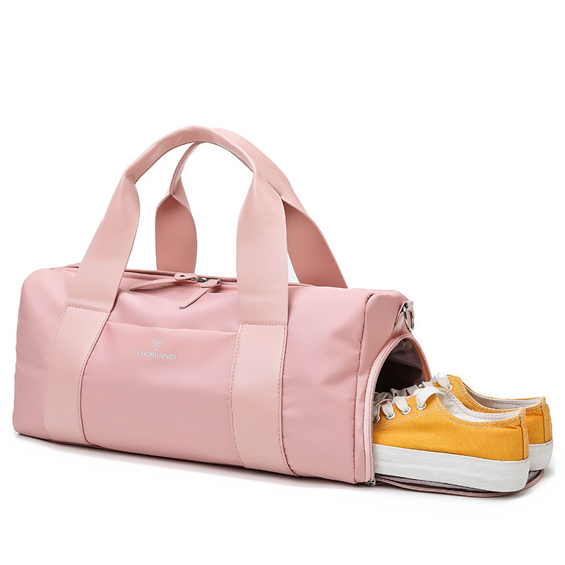  New Sport Gym Bag Women Outdoor Waterproof Separate Space For Shoes  Weeks Travel Duffel Bag For Swimming Leisure Travel Bag 