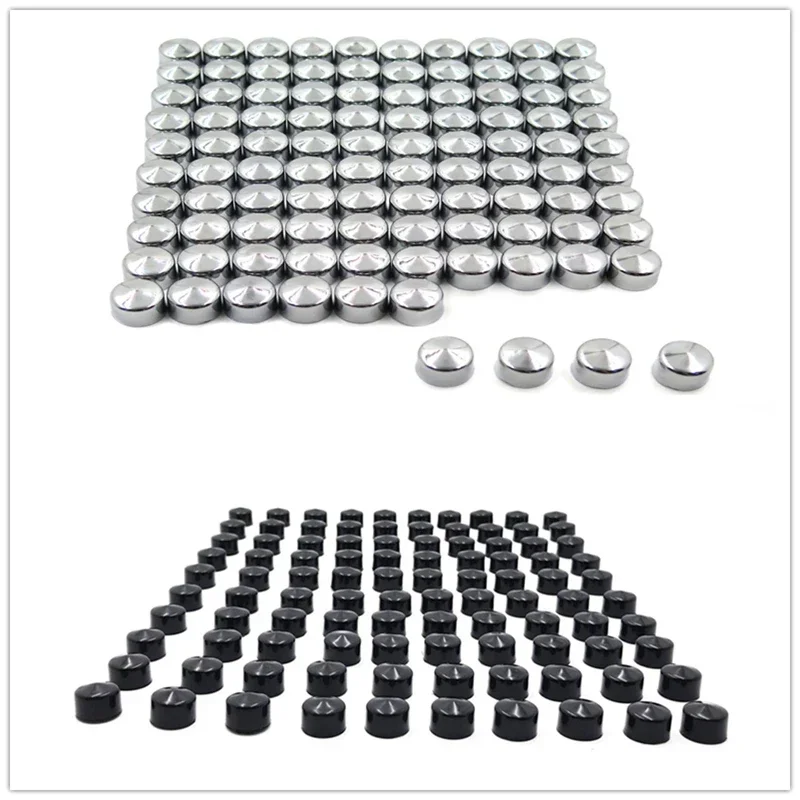 

100 Piece 1/4" Allen Socket Bolt Cap Dress Kit for Harley DavidsonUniversal Misc Hardware Aftermarket Motorcycle Parts