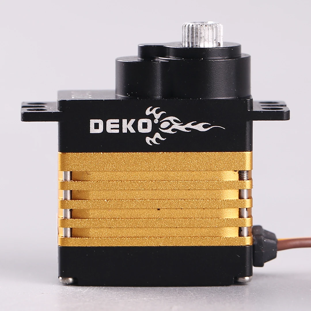 

DEKO Metal High-pressure High-torque Digital Servo Steering Gear D1102 450 Helicopter/30E Fixed-wing Steering Gear