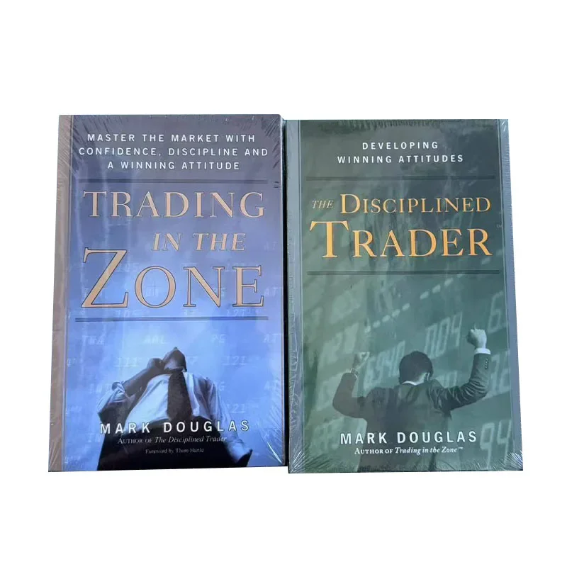 2025 New 2 Books/Set By  in The Zone and The Disciplined Trader Book Paperback in English Mark Douglas Trading