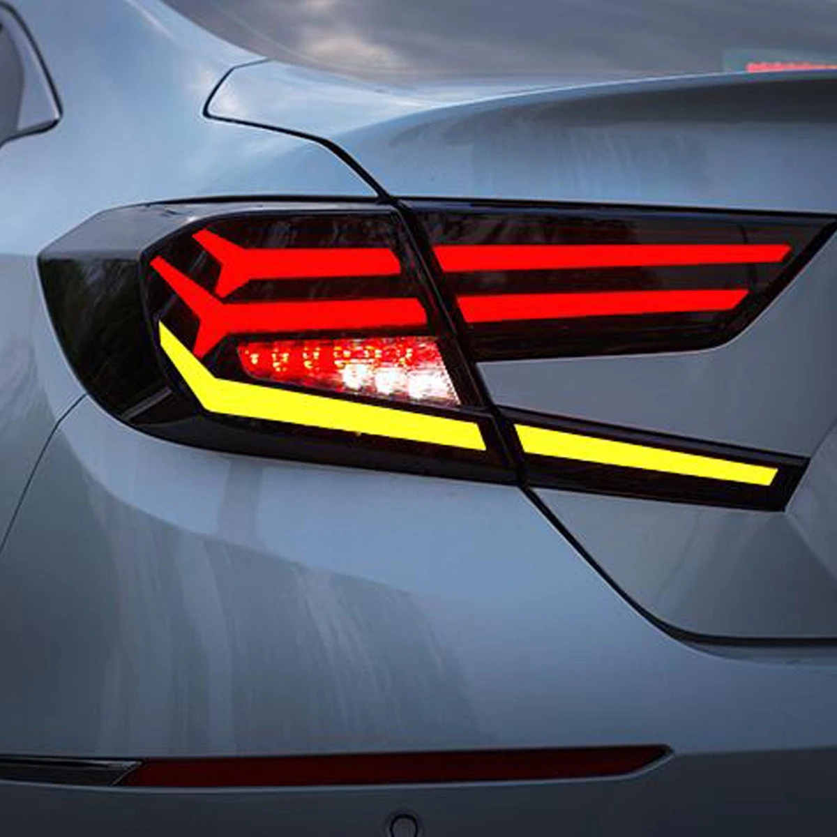 

Задние фонари для Honda Accord 10-го поколения 2018 2019 2020 2021 2022, задний фонарь, анимация, DRL, последовательный индикатор, задний фонарь в сборе